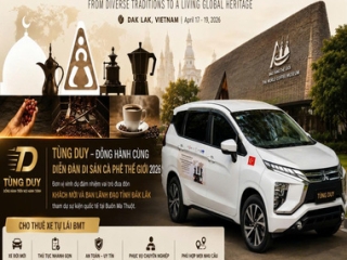 TÙNG DUY - ĐƠN VỊ CHO THUÊ XE TỰ LÁI BMT đồng hành cùng Diễn Đàn Di Sản Cà Phê Thế Giới tổ chức tại Bảo Tàng Thế Giới Cà Phê Đăk Lăk 