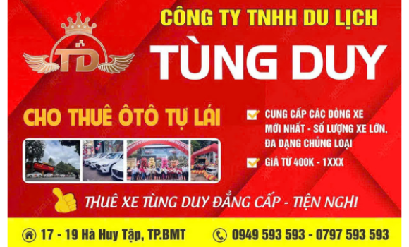 CÔNG TY DU LỊCH TÙNG DUY